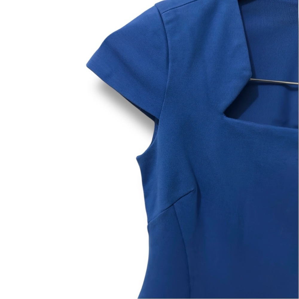 Brooks Brothers | EUC Royal Blue Sheath Dress with Square Neck (size 0-2) - Picture 5 of 12